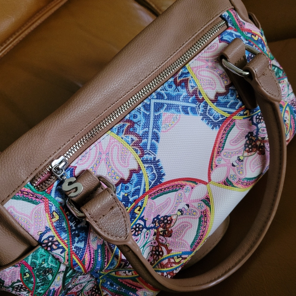 Colorful Patterned Women's Bag - Picture 11 of 12